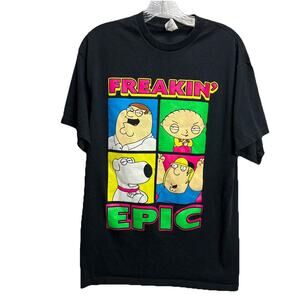 Family Guy Freakin Epic Graphic T-Shirt LG
